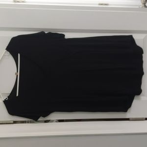 Anthropologie Bordeaux V Neck Tissue Tee